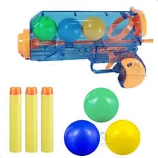 Arminha Pistola Lança Dardos e Bolinhas Brinquedo Infantil