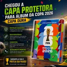 Capa Protetora Para Álbum da Copa Do Mundo 2026 Capa Dura