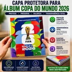 Capa Plástica Protetora de Álbum Capa Mole