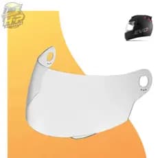 Viseira Cristal/Fumê Para Capacete Evolution 788 Compatível Pro Tork | Com ou Sem Botão