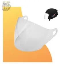 Viseira Cristal/Fumê Para Capacete New Liberty 3 Compatível Pro Tork | Com ou Sem Botão