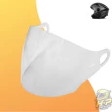Viseira Cristal/Fumê Para Capacete Etceter| Com ou Sem Botão