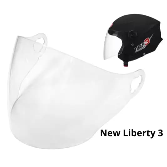 Viseira Compatível New Liberty 3 Cristal Pro Tork