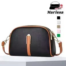 Marissa Bolsa transversal moderna com cores contrastantes! Múltiplos compartimentos ideal para o dia a dia urbano