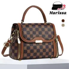 Marissa Bolsa Feminina Pequena Transversal com Alça Longa Estampa Moderna e Textura