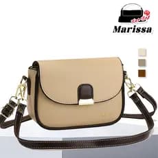 Marissa Bolsa Feminina Pequena em Couro Macio com Alças Duplas Bolsa de Mão Transversal ou Ombro