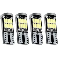 4 Lampadas Pingo 26 Led T10 Bem Forte Lanterna Meia Luz 5w