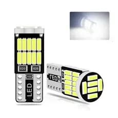Par Lampada Pingo 26 Led T10 Bem Forte Lanterna Meia Luz 5w