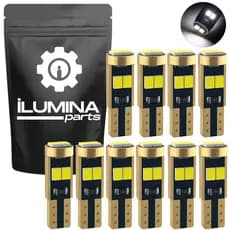 10 Lâmpadas Pinguinho 6 Leds T5 Painel Carro Premium Forte