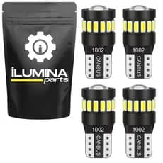 Kit 04 Lâmpada Pingo T10 19 Led Meia Luz Com Projetor e Canbus Forte