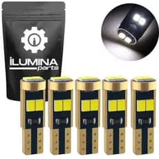 05 Lâmpadas Pinguinho 6 Leds T5 Painel Premium Câmbio Ar Condicionado Carro Forte