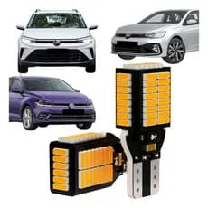 Par Lâmpada Led De Seta T15 Polo Virtus Nivus Tcross Canbus