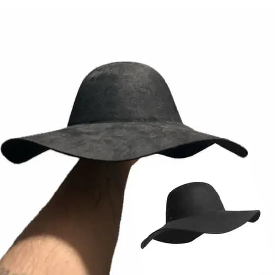 Chapéu Natanzinho Preto Toque Aveludado Estilo Caminhoneiro Cata Ovo Unissex