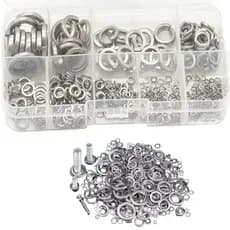 KIT 480 ARRUELAS PRESSAO INOX M2 M2.5 M3 M4 M5 M6 M8 M10 M12