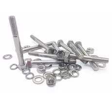 KIT 5 PARAFUSOS MEIA ROSCA PARCIAL SEXTAVADO INOX M10*70mm