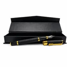 CANETA TINTEIRO PENA BRILHANTE PRETA 0,5MM LUXO PRESENTE CALIGRAFIA PONTA PENA QUALIDADE