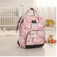 Mochila Saida Maternidade Bolsa Estampada Living Termica Feminina Rosa Azul Menino Saida