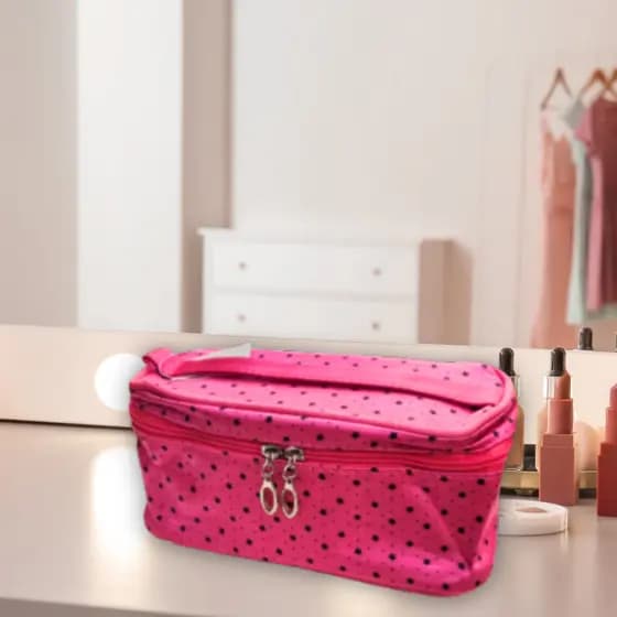 Necessaire Organizador Cosmético Maquiagem Feminino Para Viagem Em Alto Qualidade