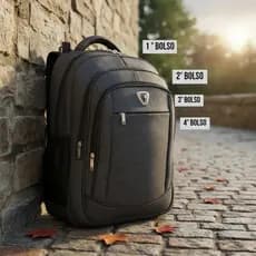 Mochila Masculina Tamanho Grande Impermeável Com Alças