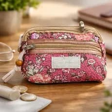 Mini Bolsinha De Mão Alça Estampada Feminina Juvenil