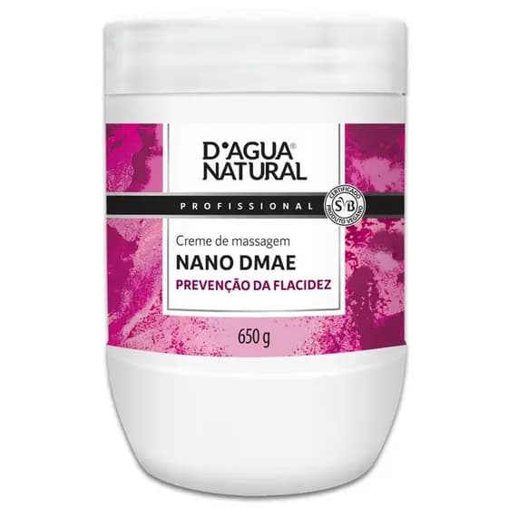 Creme de Massagem Dagua Natural Nano Dmae 650g Prevenção da Flacidez