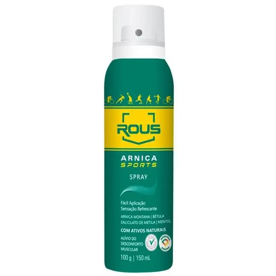 Spray Refrescante Arnica Sports Dagua Natural 150ml Alivia o Desconforto Muscular