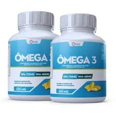 Ômega 3 - 60 e 120 Caps - 1400mg Alto Nível de EPA 720mg DHA 480mg