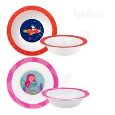 Prato Fundo Papinha Refeição Bebê Criança Bpa Free Buba