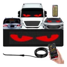 Tela Led Flexível 37x09cm Imagens Textos 16x64 Leds 40w