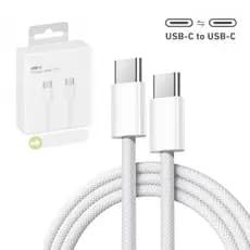 Cabo Tipo C para Tipo C USB-C – Carga Rápida – Compatível iPhone 15/16/17