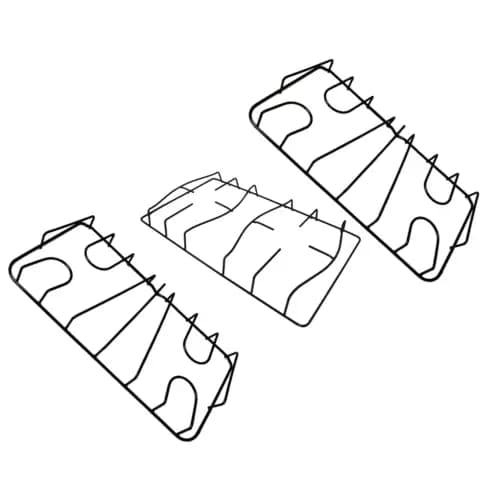 Kit 3 Grelhas Grades Trempe para Fogão Atlas Atenas Inox 6 Bocas