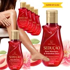 Óleo de Massagem e Pós Banho Sedução 100ml Previne e Reduz Estrias Hidratação Profunda na Pele