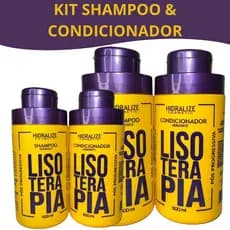 Shampoo e Condicionador Pós Progressiva 500 ml cada| Anti Ressecamento | Tira Frizz | Brilho Intenso