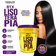 Escova Progressiva 400g Hidralise BTX Cabelo Liso e com Brilho
