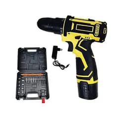 Parafusadeira Furadeira 48V 2 Baterias Com Maleta e Acessori