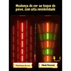 Peixe Fofo - Bóia luminosa LED, Boias de Pesca Noturna Flutuador LED Eletrônico De Pesca