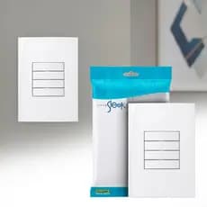 Interruptor 4 Teclas Simples Conjunto 4x2  Sleek Margirius