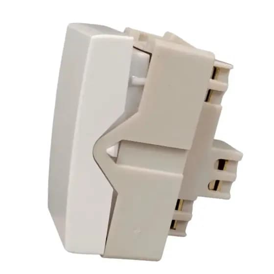 Módulo Interruptor  Bipolar Paralelo 10A 250V Sleek Branco Margirius