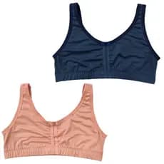 kit 2 Sutiã Top Sem Bojo Com Sustentação Microfibra Regata Feminino Conforto