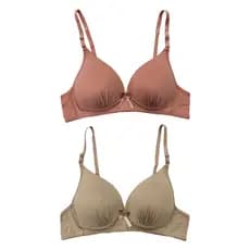 kit 2 sutiãs com Bojo Soft sem Aro Conforto