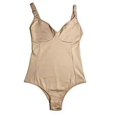 kit 2 Body Modeladora Feminina Suplex Plus Size Redutora de Medidas Sem Bojo
