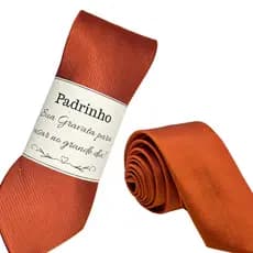 KIT Gravatas Slim com Tag Ideal para Convite de Padrinhos de casamentos