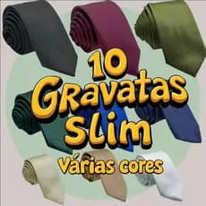 Kit 10 Gravatas Slim Premium Para Padrinhos Casamento Elegantes Opção Só Gravata ou com Tag Neutra