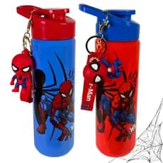 Garrafinha de Água 700ml Homem Aranha Infantil Squeeze Plástico BPA Free Volta às Aulas