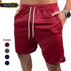 Bermuda Masculina Para Academia e Futebol Com Bolso Short Dry Fit Calção Treino Corrida e Casual