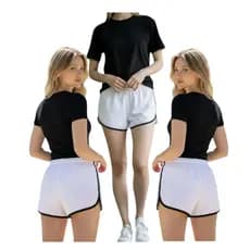 3 Shorts Feminino Dry Fitness para academia e corrida Short Esportivo e para usar dia a dia