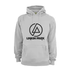 Blusa Moletom Canguru de frio Linkin Park Rock Roll Banda Chester toda forrada