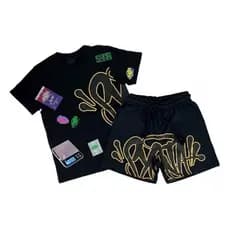 Conjunto Streetwear Syna Shirt for Men Central Conjunto De Camisetas De Verão Y2k Short