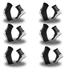KIT 6  Meias de  Futebol Antiderrapante Tipo Pro Soccer Trusox Esportiva Alta Tecnologia Qualidade Premium