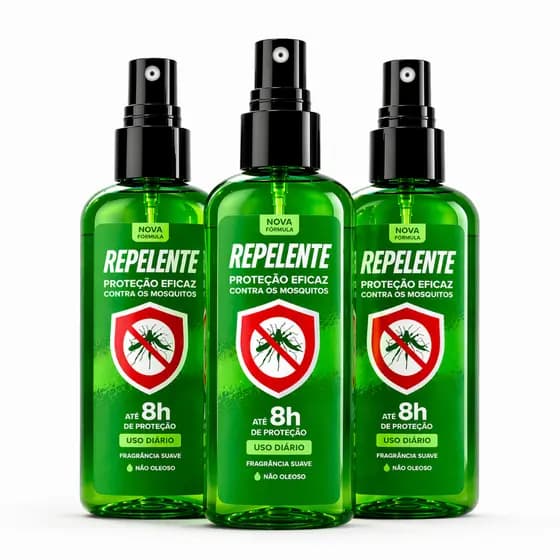 REPELENTE SPRAY CONTRA MOSQUITOS E INSETOS ALTA PROTEÇÃO 60ML